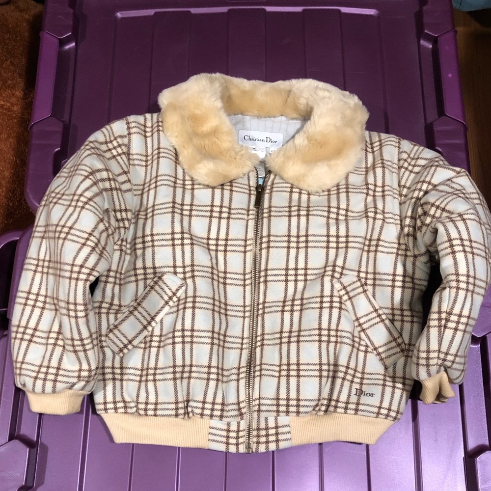 Used Christian Dior boy wool jacket size 6A